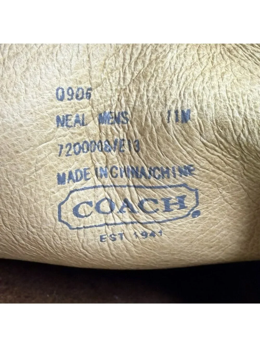 Coach Neal Driving Penny Loafers Black Men's Size 11 M